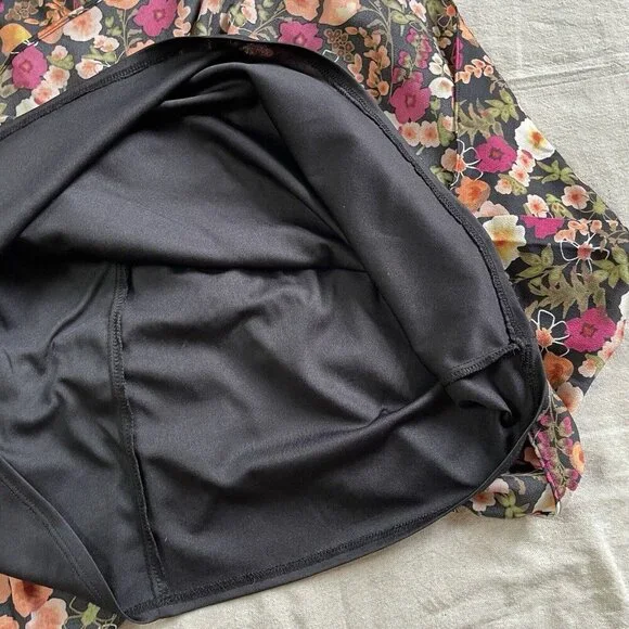 Melonie T Womens 3/4 Sleeve Floral Fit & Flare Midi Dress Petite 14‎ Black Spice - Picture 5 of 12